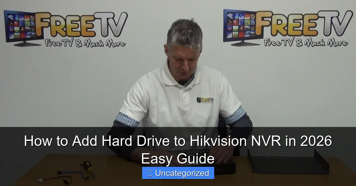How to Add Hard Drive to Hikvision NVR in 2026 Easy Guide