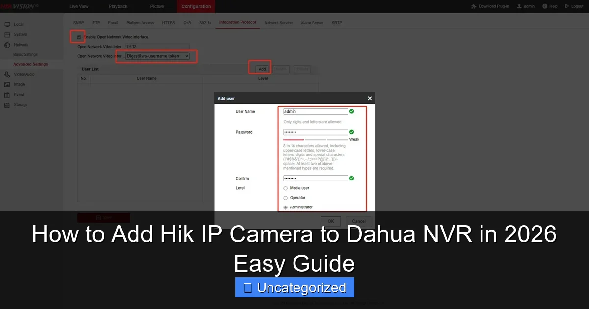 How to Add Hik IP Camera to Dahua NVR in 2026 Easy Guide