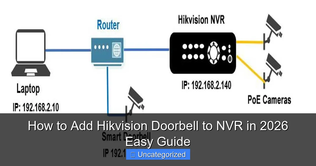 How to Add Hikvision Doorbell to NVR in 2026 Easy Guide