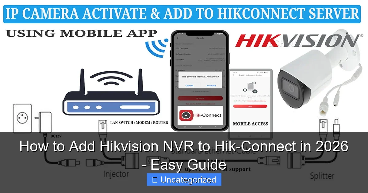 How to Add Hikvision NVR to Hik-Connect in 2026 - Easy Guide
