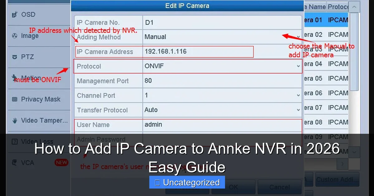 How to Add IP Camera to Annke NVR in 2026 Easy Guide