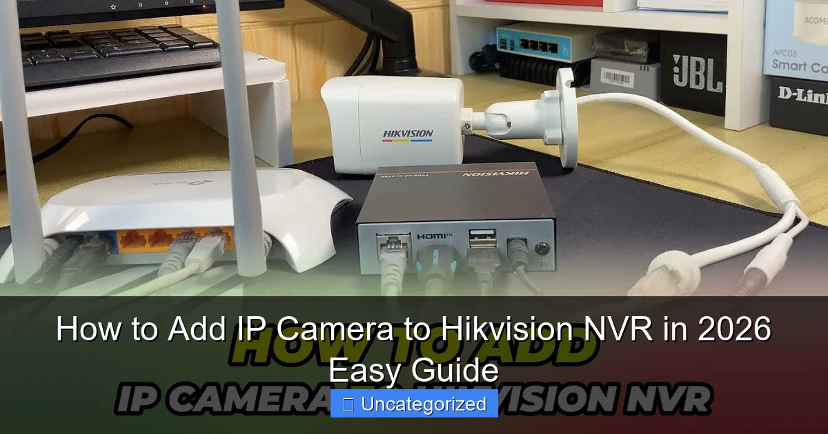 How to Add IP Camera to Hikvision NVR in 2026 Easy Guide