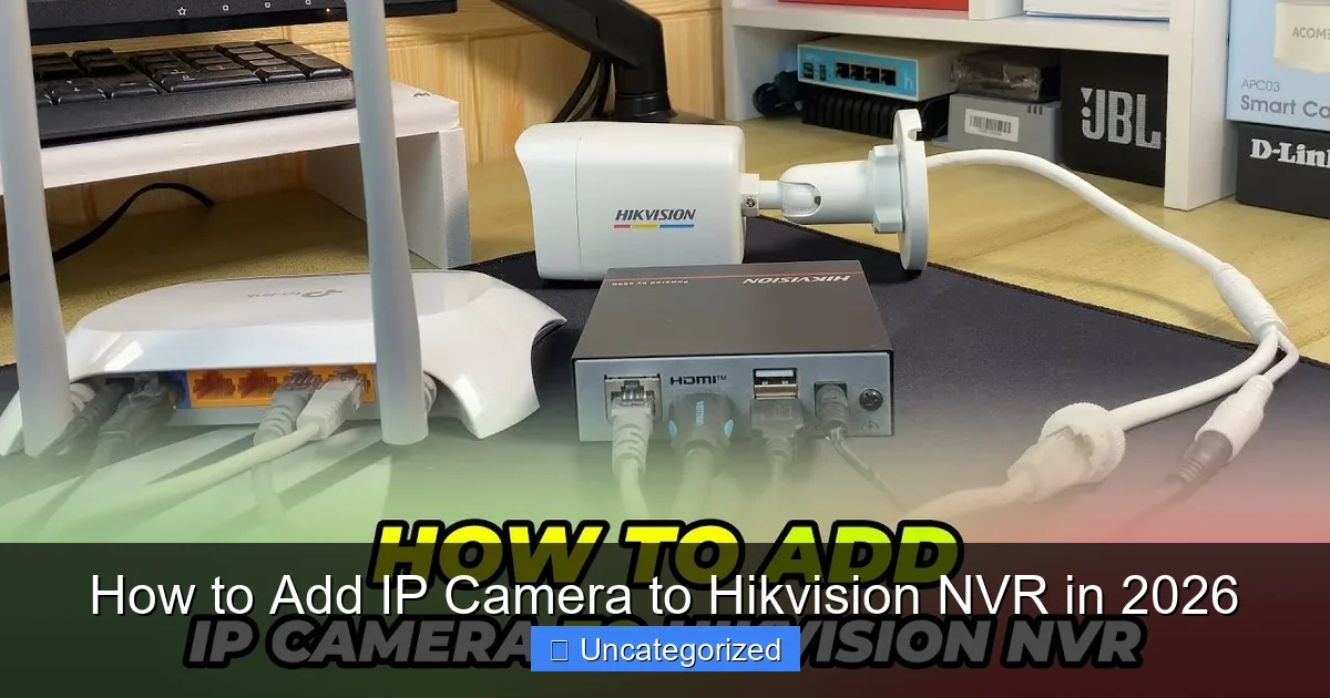 How to Add IP Camera to Hikvision NVR in 2026