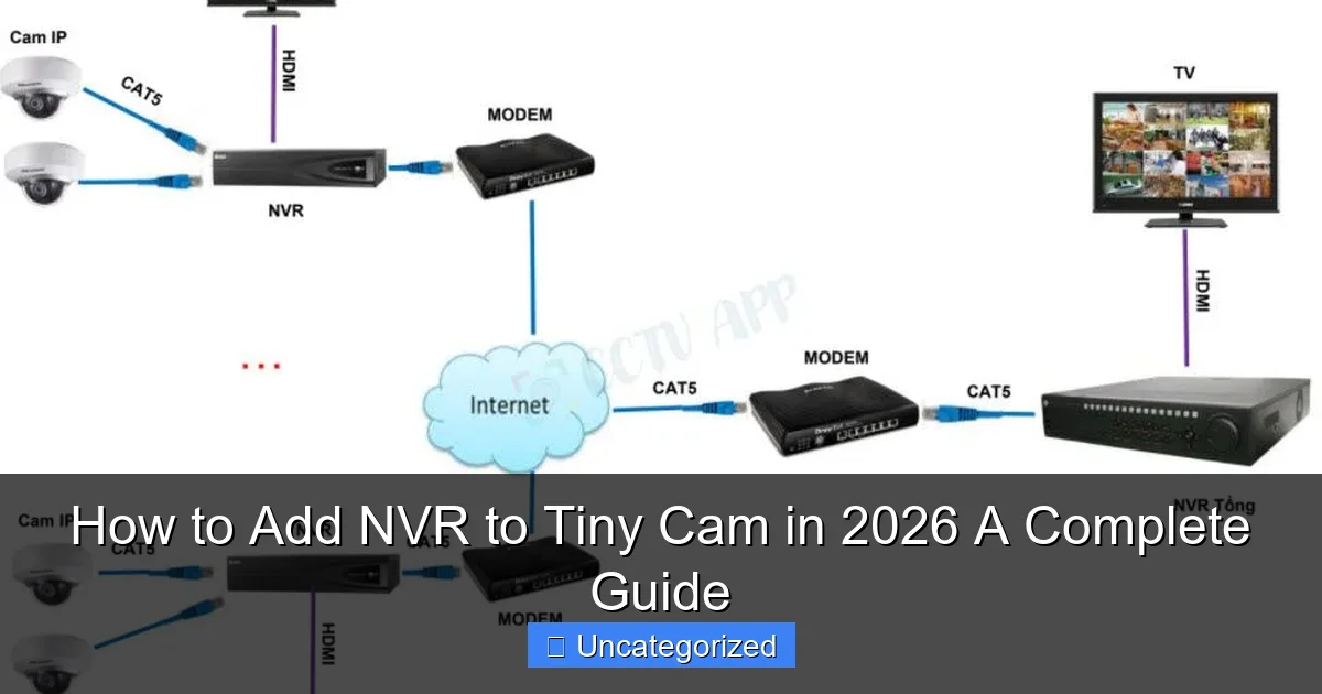 How to Add NVR to Tiny Cam in 2026 A Complete Guide