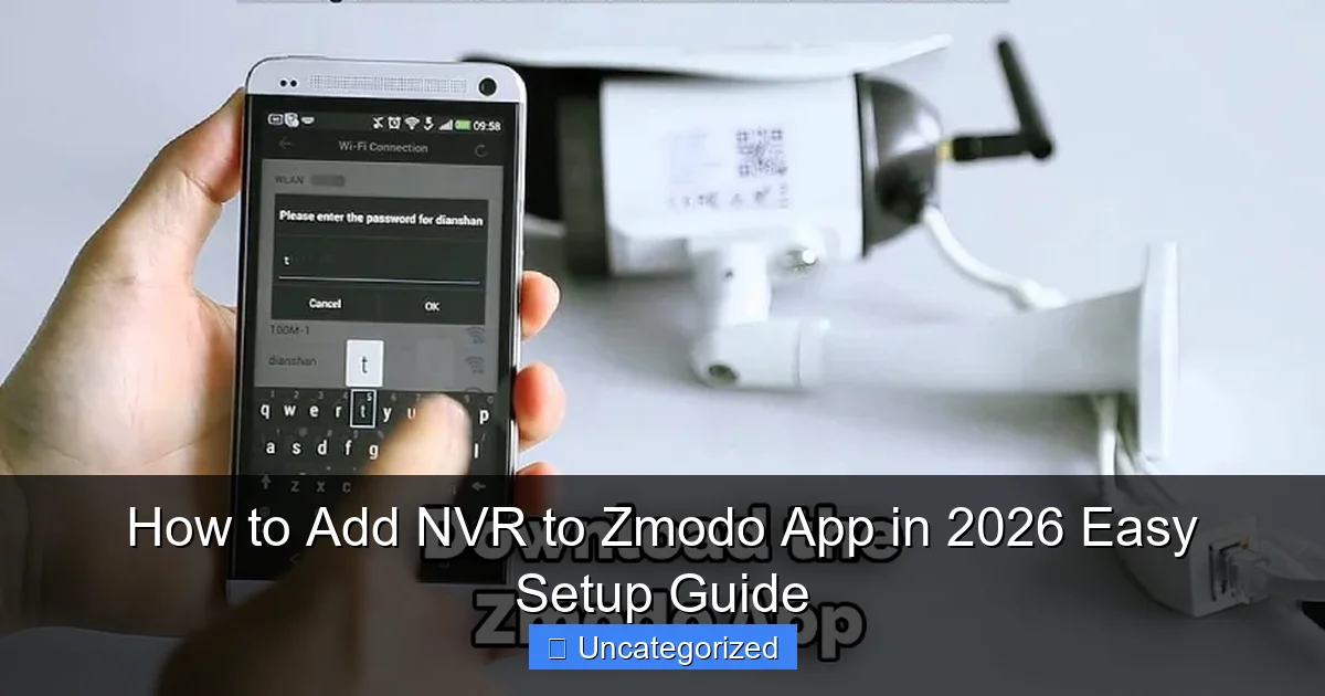 How to Add NVR to Zmodo App in 2026 Easy Setup Guide