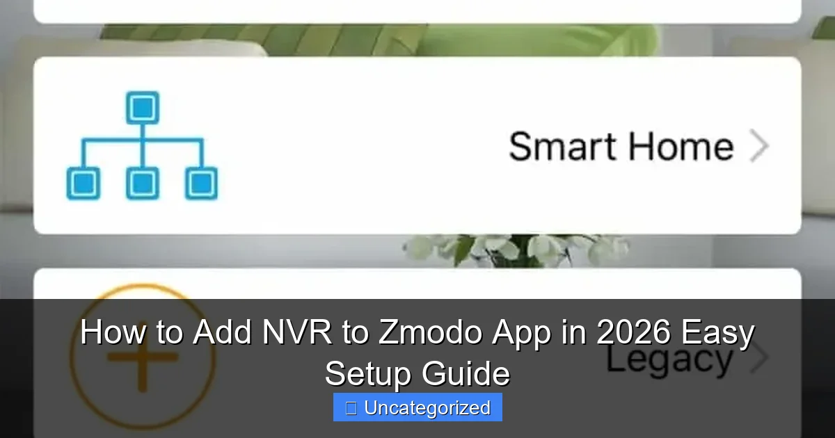 How to Add NVR to Zmodo App in 2026 Easy Setup Guide
