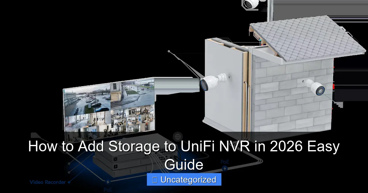 How to Add Storage to UniFi NVR in 2026 Easy Guide