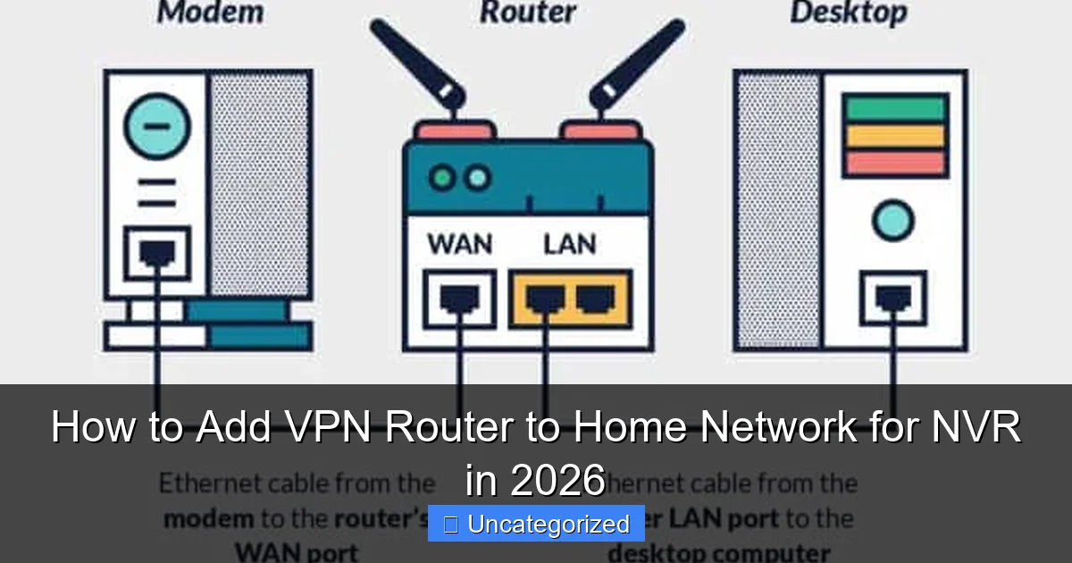 How to Add VPN Router to Home Network for NVR in 2026