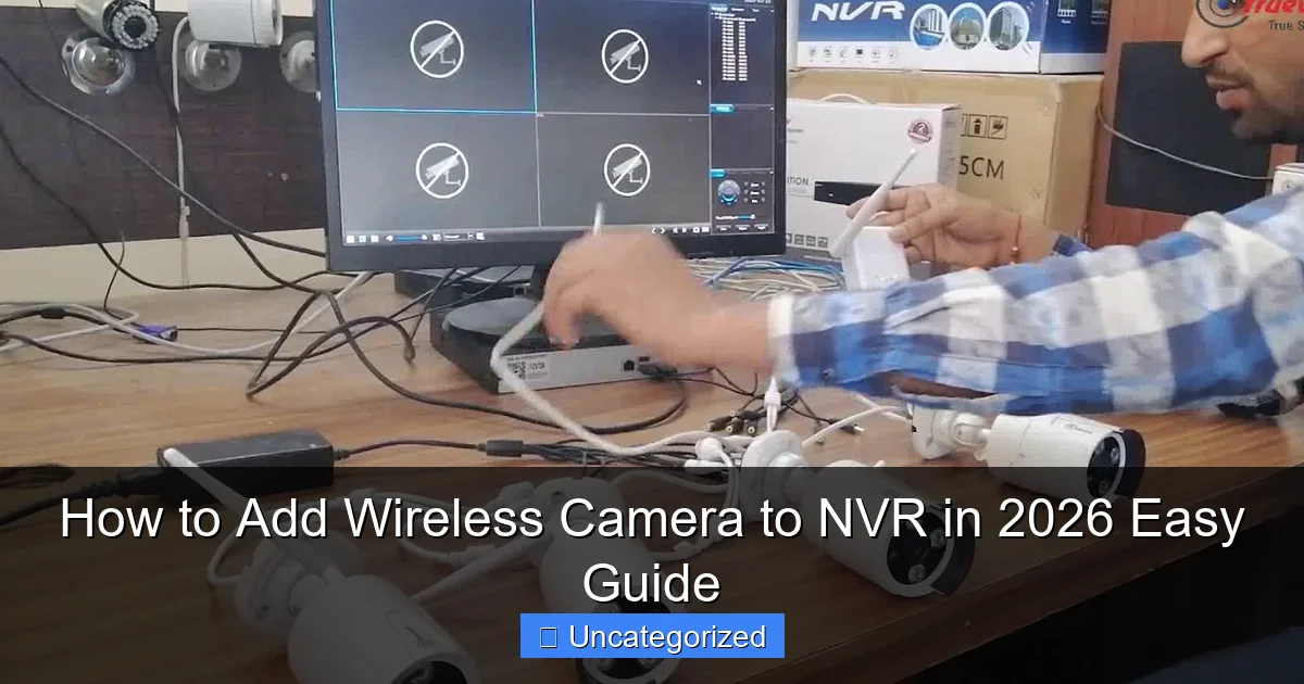 How to Add Wireless Camera to NVR in 2026 Easy Guide