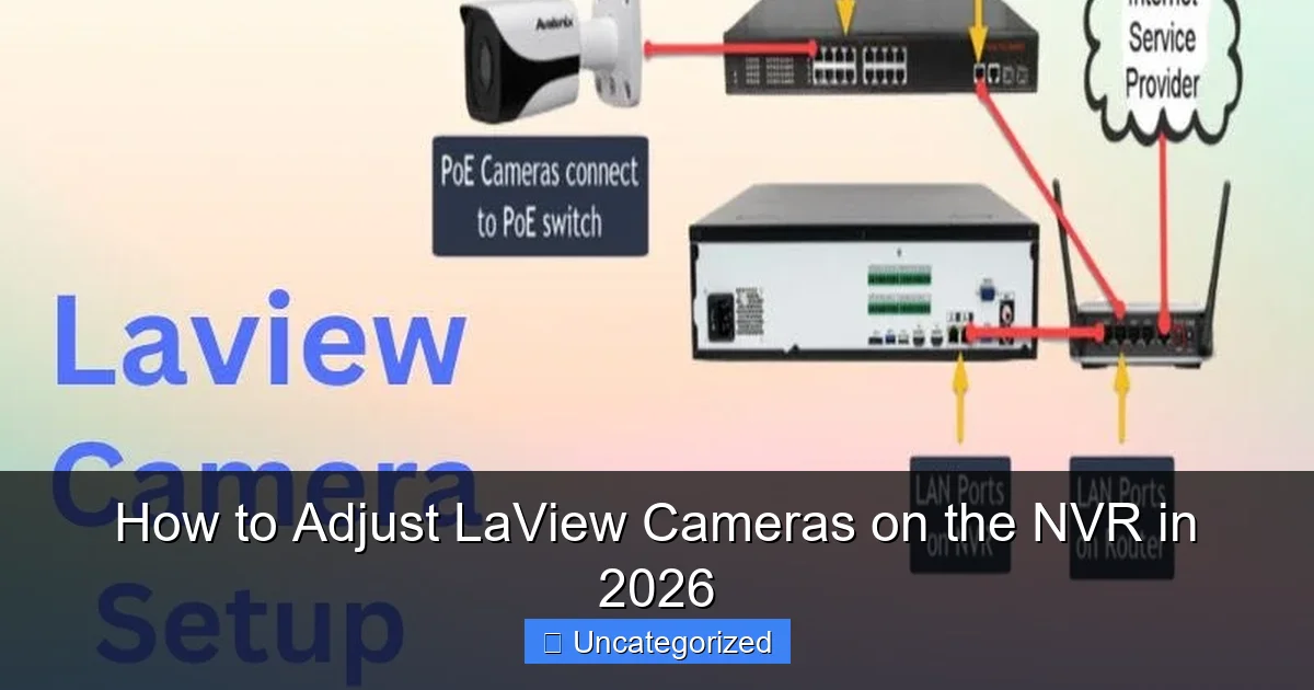 How to Adjust LaView Cameras on the NVR in 2026