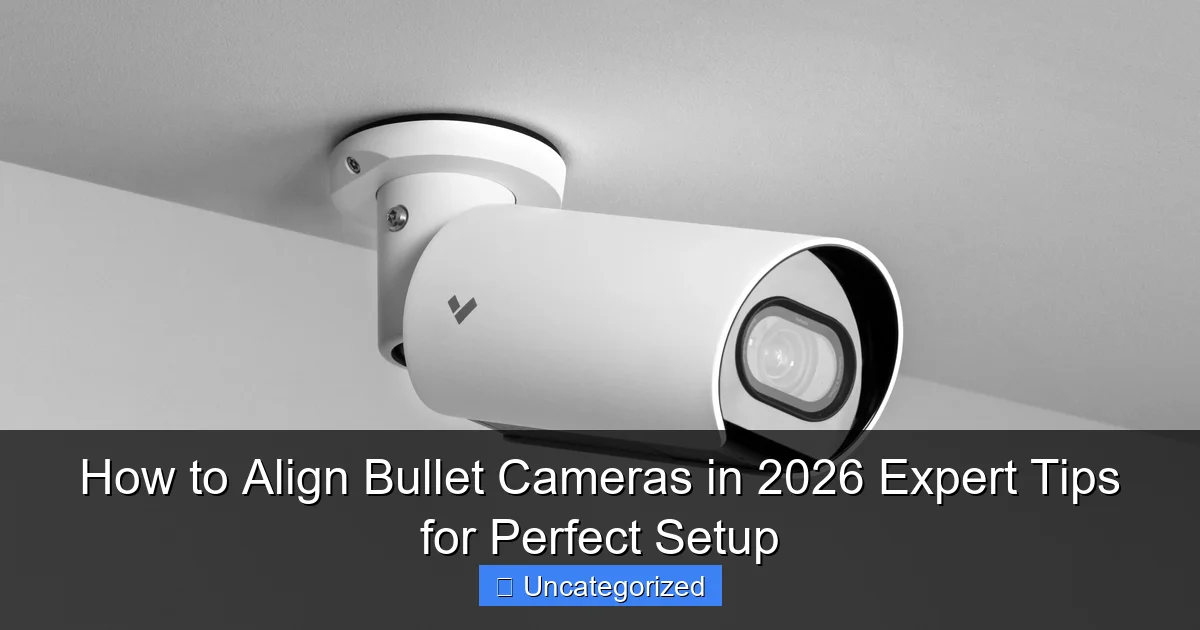 How to Align Bullet Cameras in 2026 Expert Tips for Perfect Setup