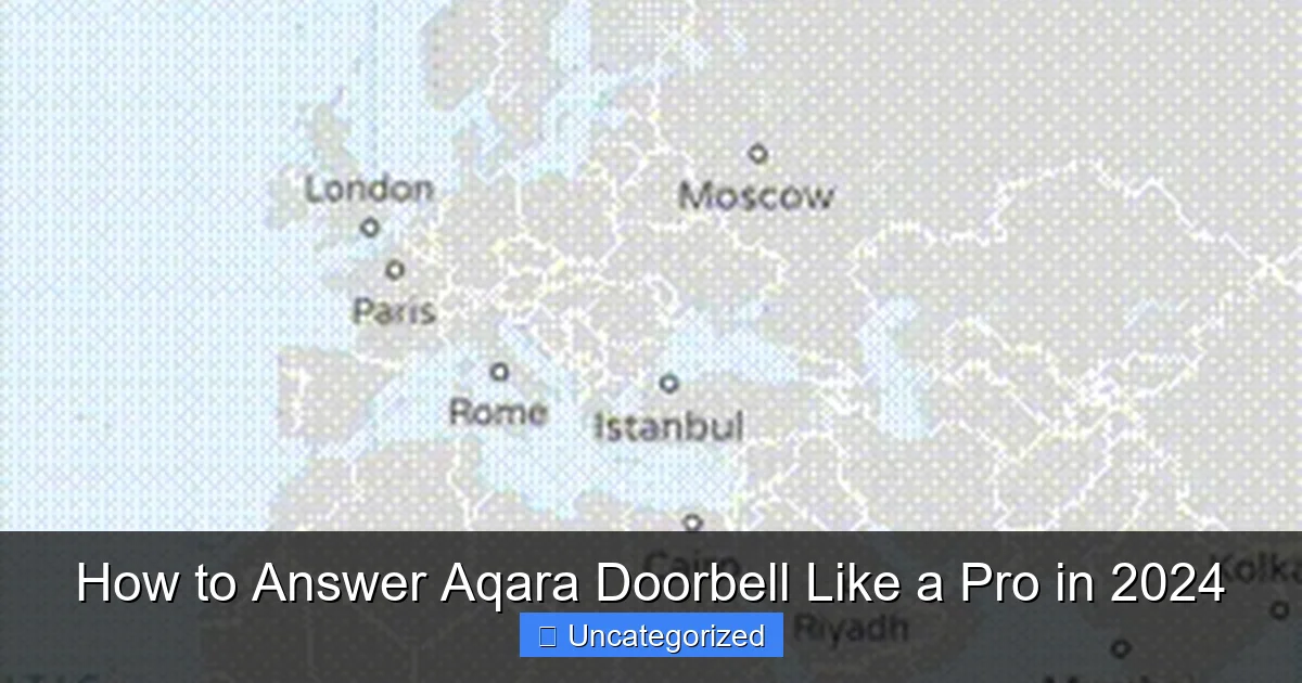 How to Answer Aqara Doorbell Like a Pro in 2024