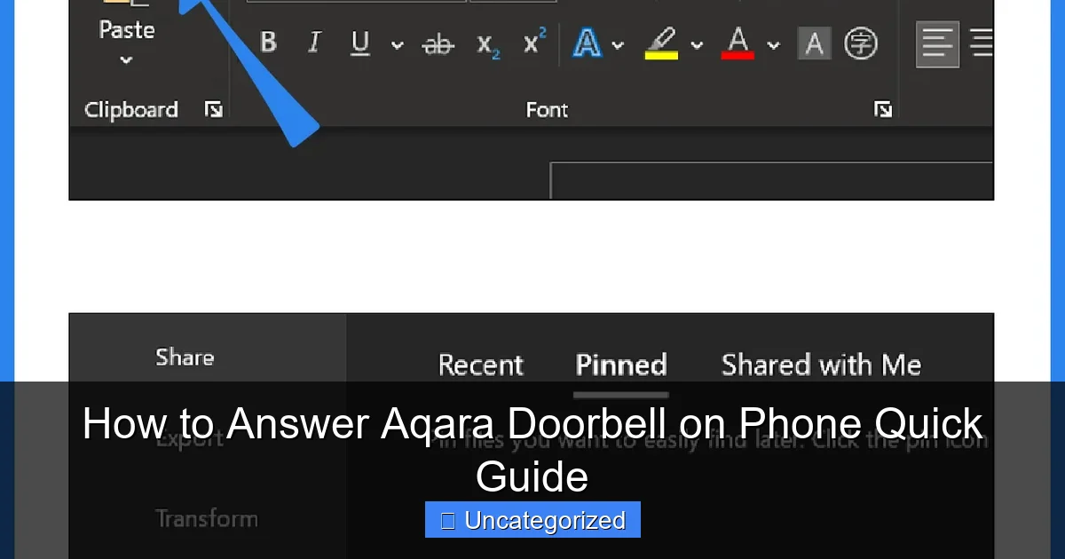 How to Answer Aqara Doorbell on Phone Quick Guide