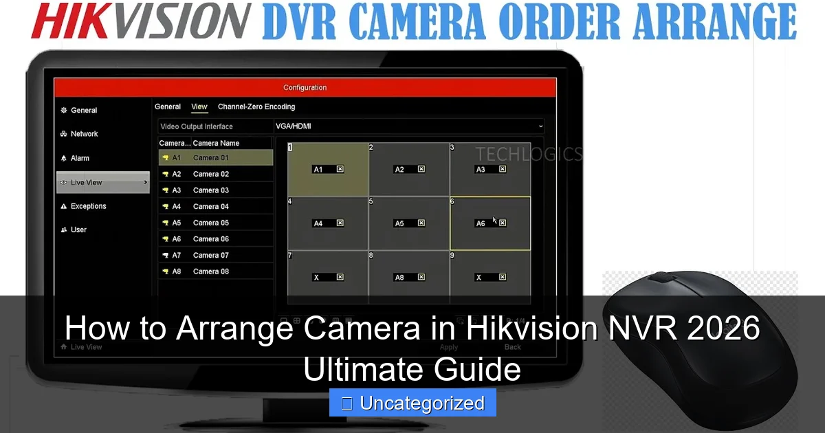 How to Arrange Camera in Hikvision NVR 2026 Ultimate Guide