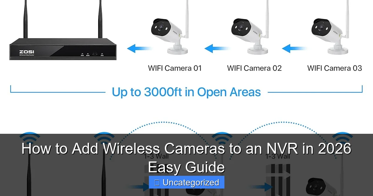 How to Add Wireless Cameras to an NVR in 2026 Easy Guide