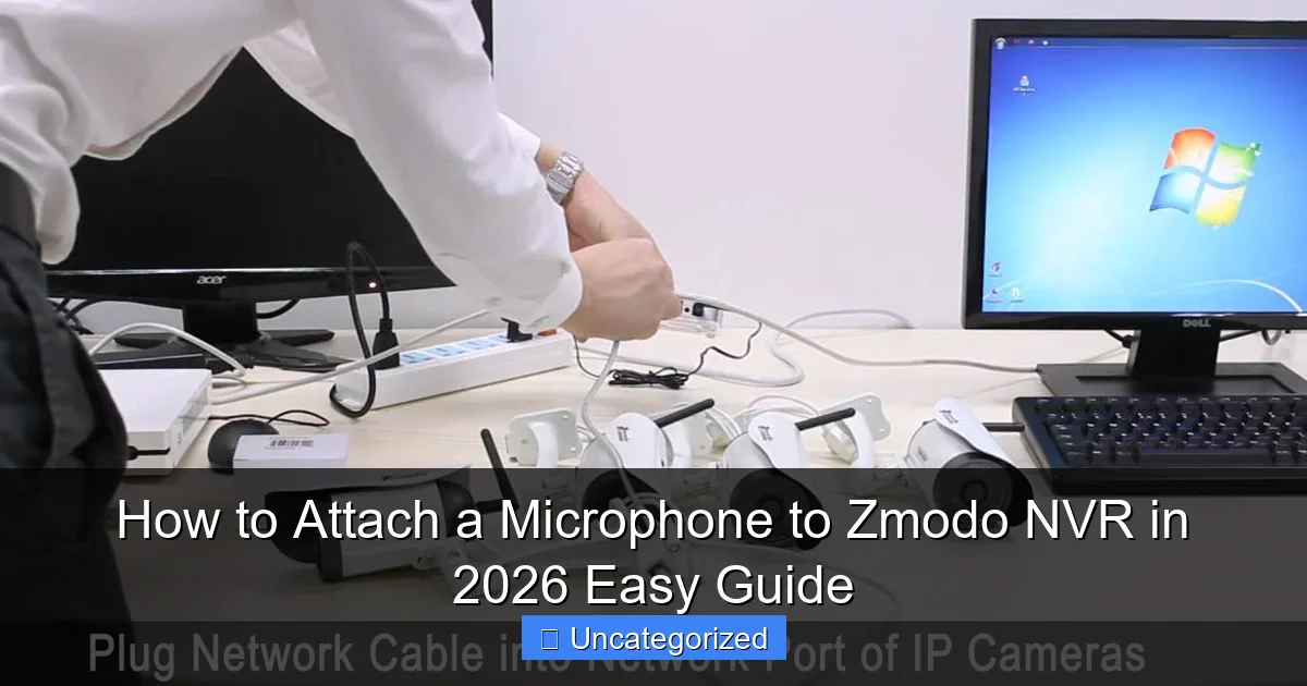 How to Attach a Microphone to Zmodo NVR in 2026 Easy Guide