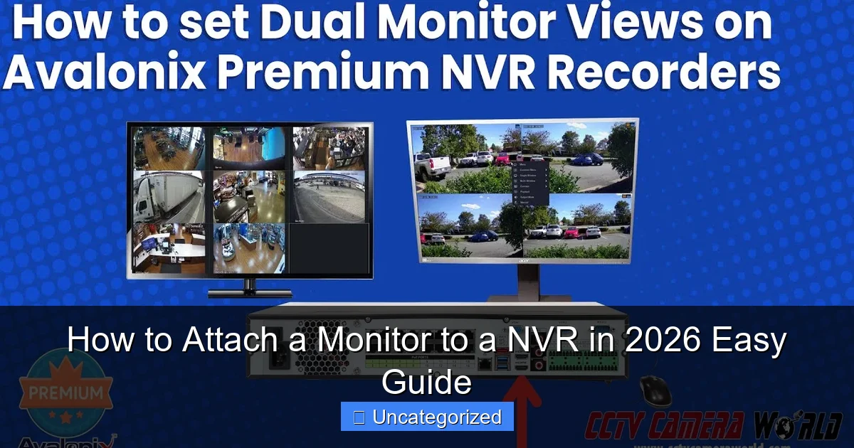 How to Attach a Monitor to a NVR in 2026 Easy Guide
