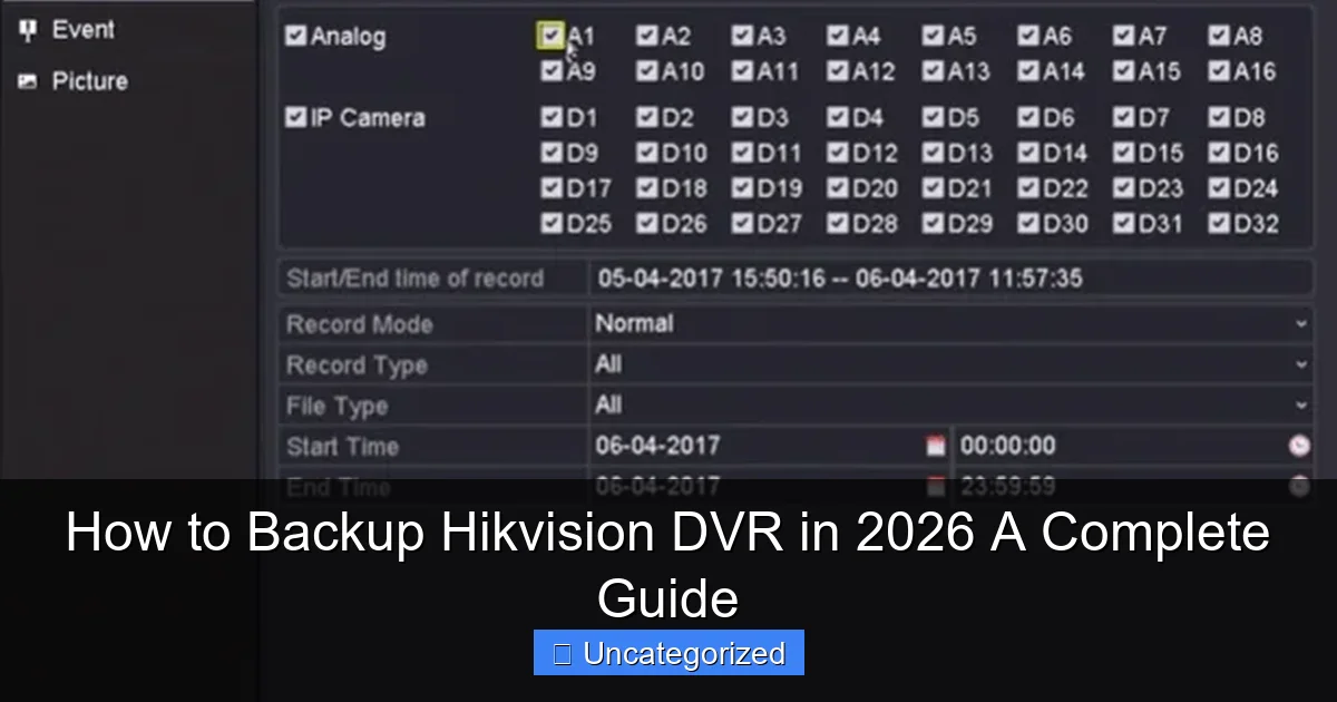 How to Backup Hikvision DVR in 2026 A Complete Guide