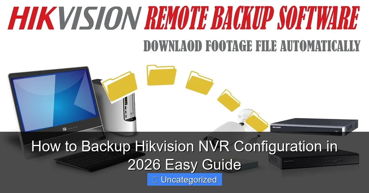 How to Backup Hikvision NVR Configuration in 2026 Easy Guide