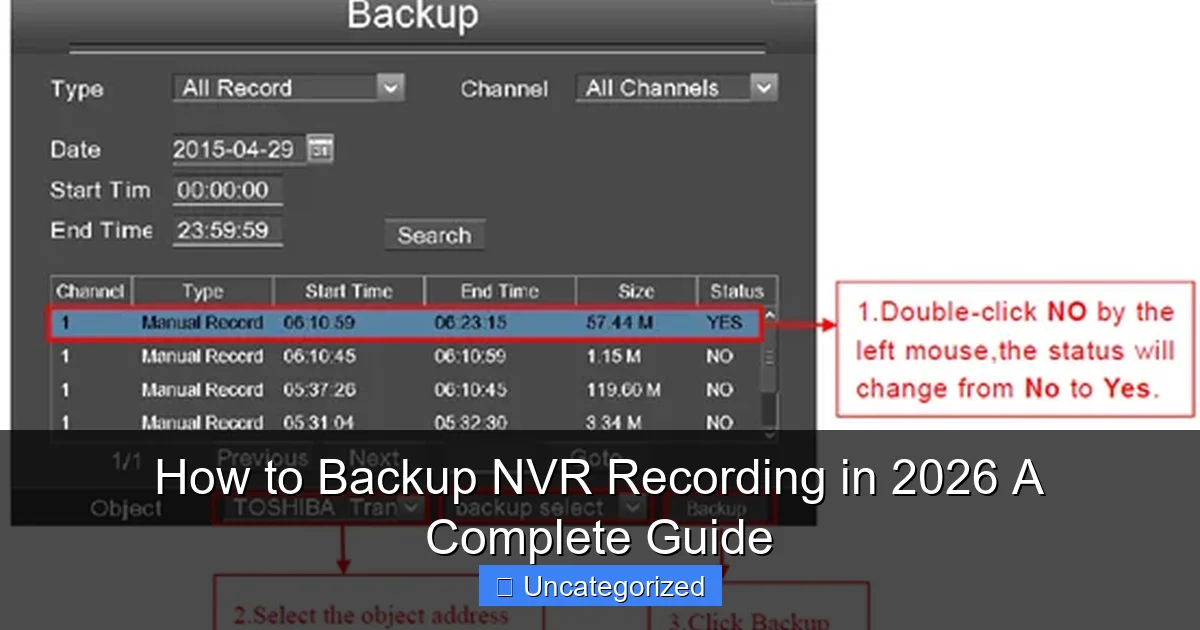 How to Backup NVR Recording in 2026 A Complete Guide
