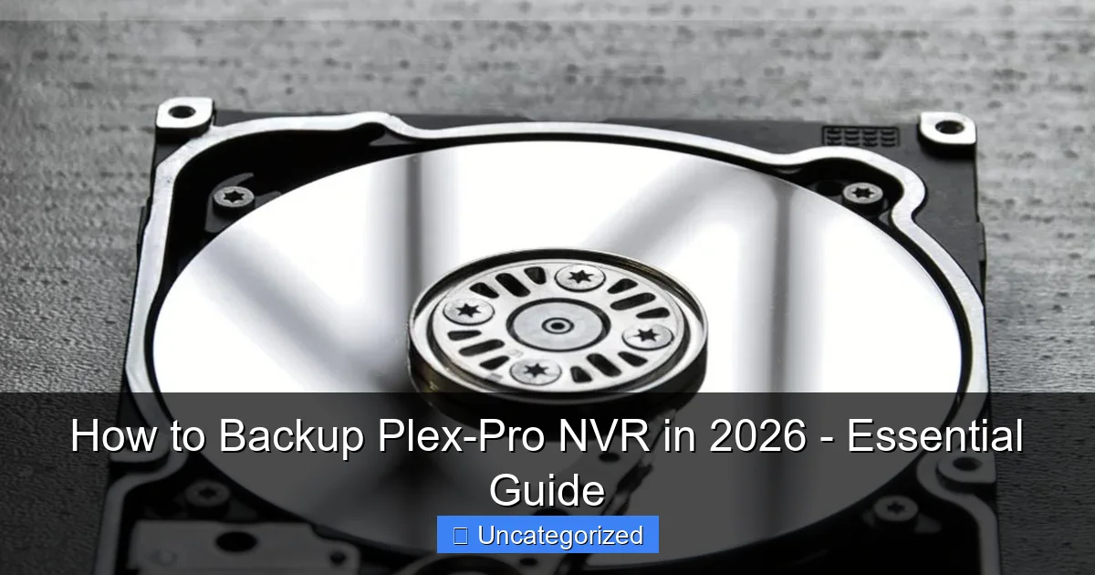 How to Backup Plex-Pro NVR in 2026 - Essential Guide