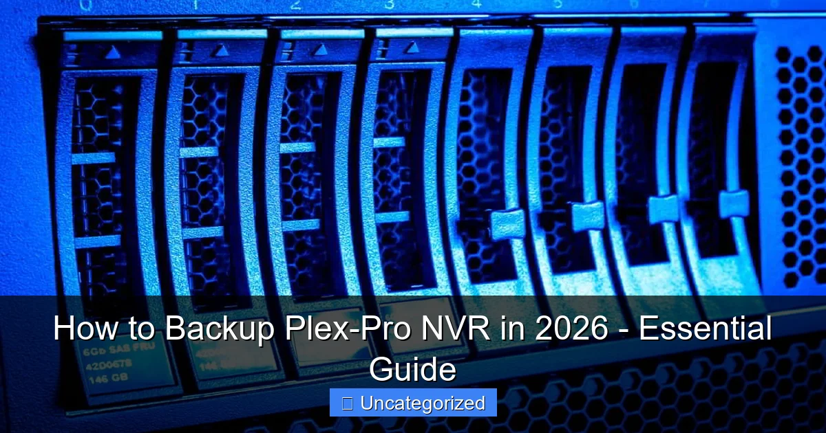How to Backup Plex-Pro NVR in 2026 - Essential Guide