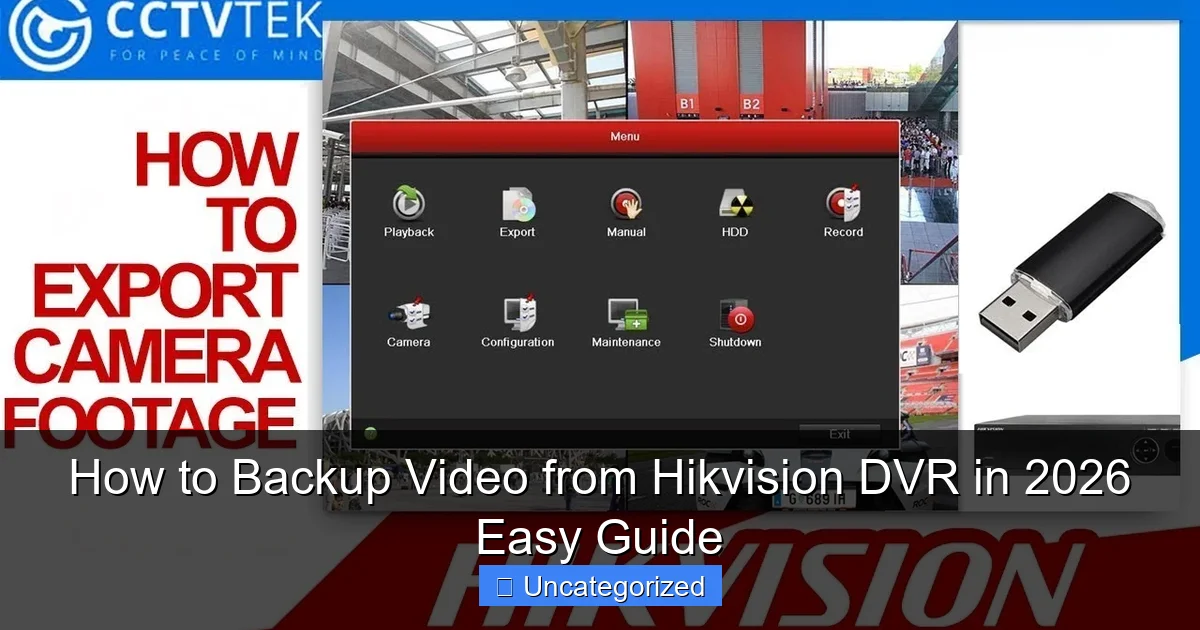How to Backup Video from Hikvision DVR in 2026 Easy Guide