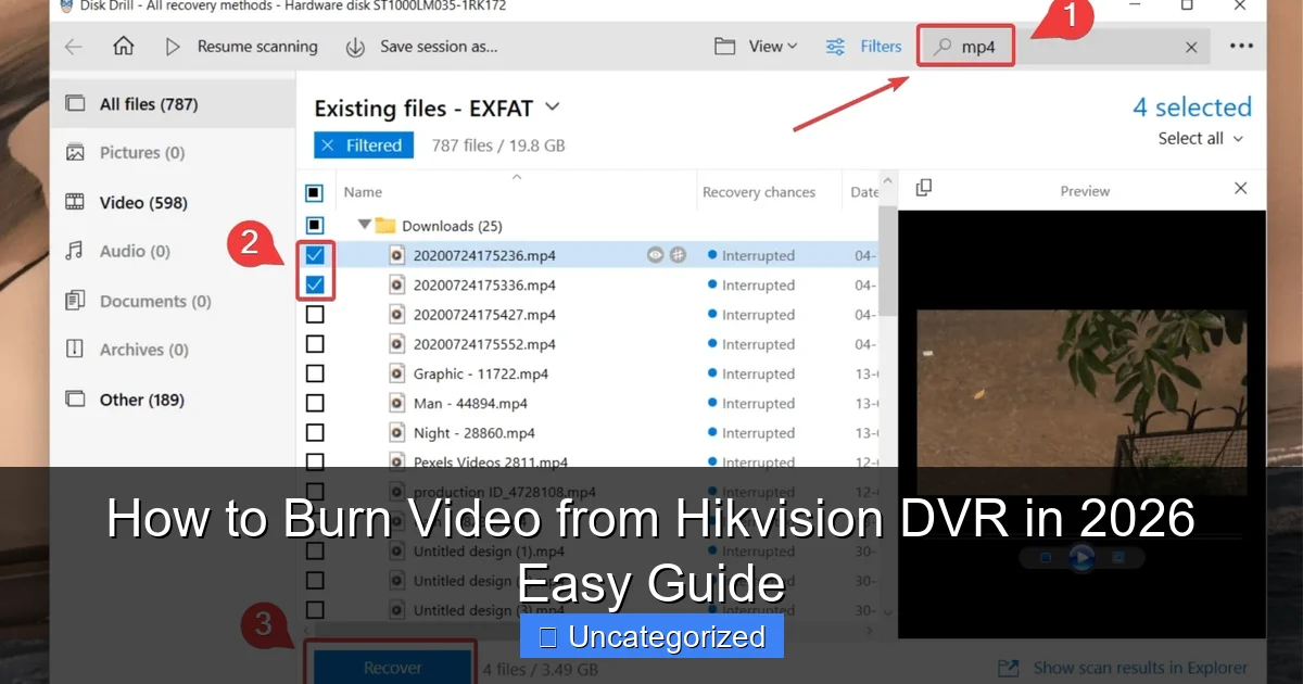 How to Burn Video from Hikvision DVR in 2026 Easy Guide