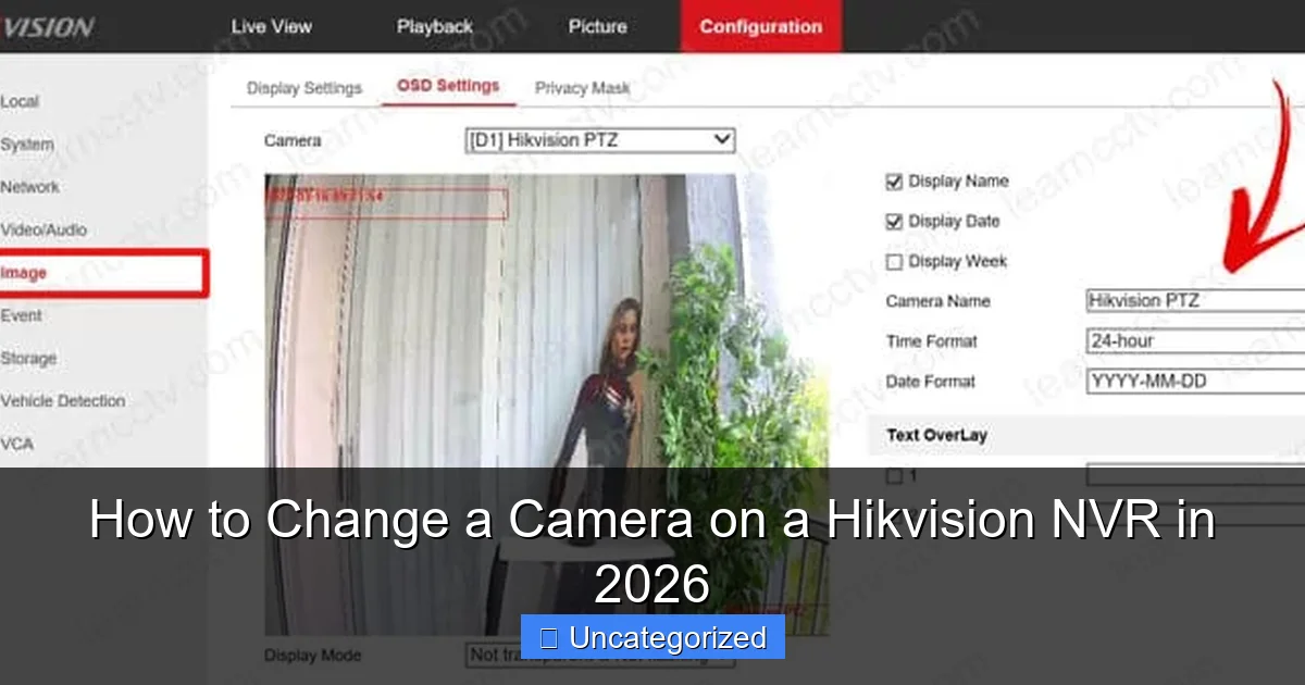 How to Change a Camera on a Hikvision NVR in 2026