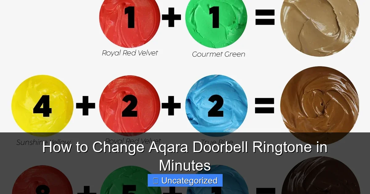 How to Change Aqara Doorbell Ringtone in Minutes