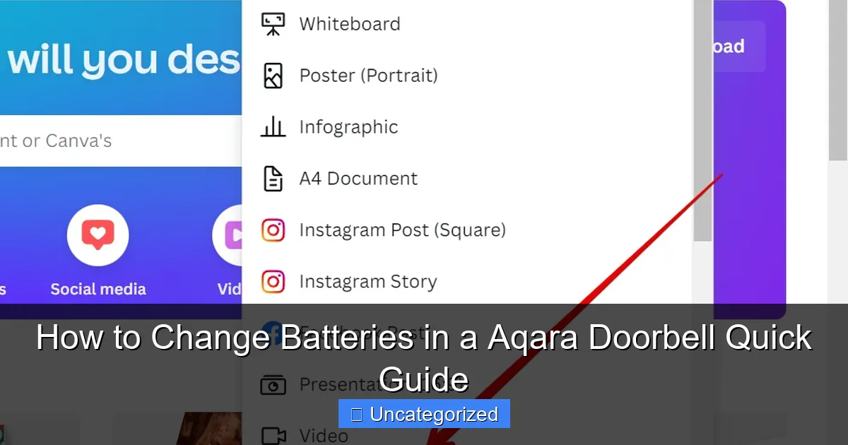 How to Change Batteries in a Aqara Doorbell Quick Guide
