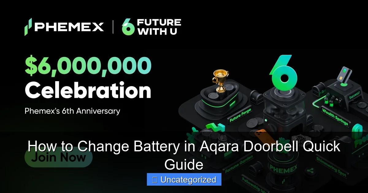 How to Change Battery in Aqara Doorbell Quick Guide