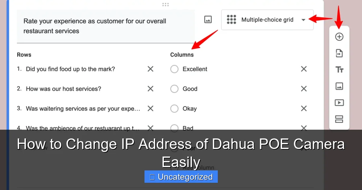 How to Change IP Address of Dahua POE Camera Easily