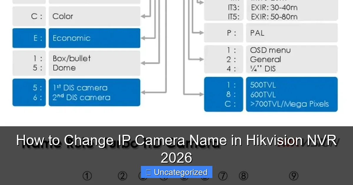 How to Change IP Camera Name in Hikvision NVR 2026