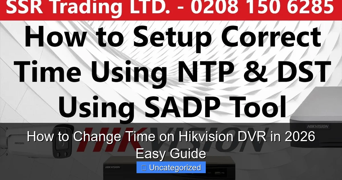 How to Change Time on Hikvision DVR in 2026 Easy Guide