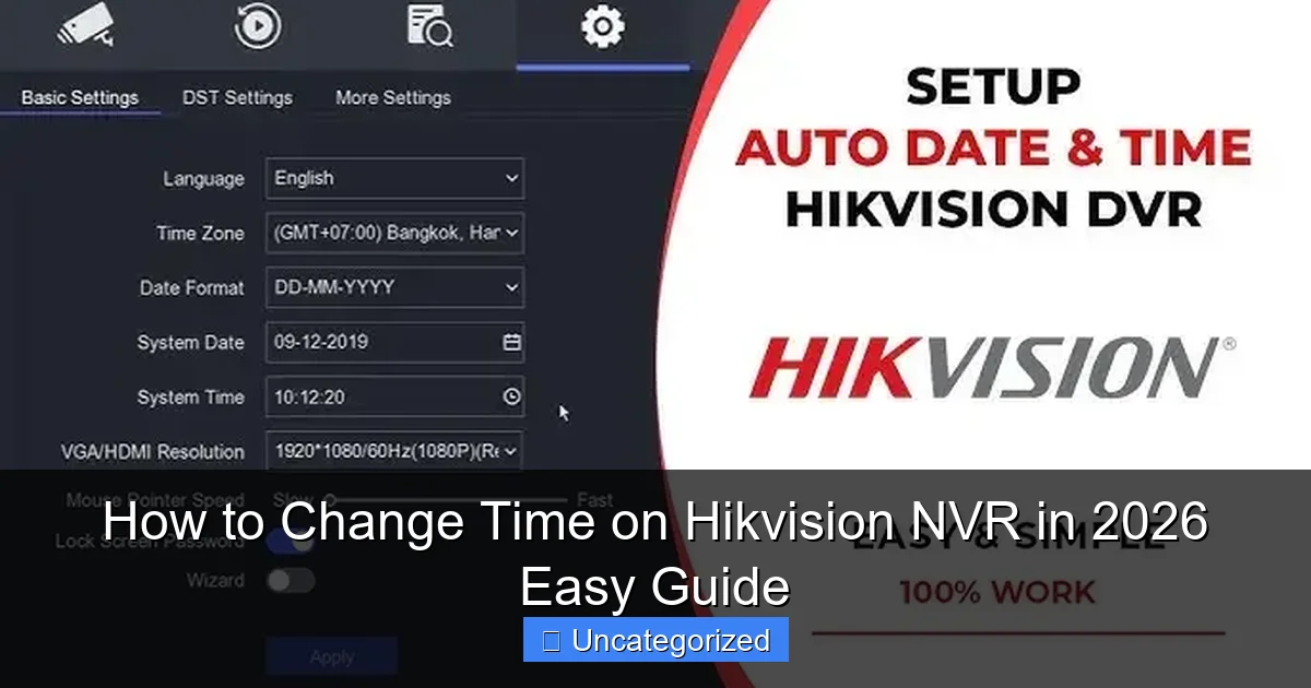 How to Change Time on Hikvision NVR in 2026 Easy Guide
