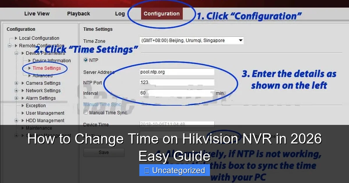 How to Change Time on Hikvision NVR in 2026 Easy Guide