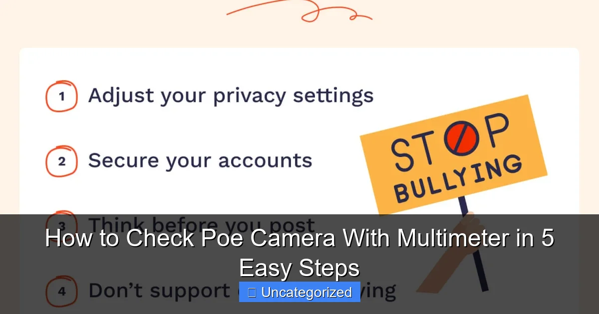 How to Check Poe Camera With Multimeter in 5 Easy Steps