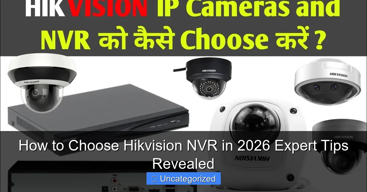 How to Choose Hikvision NVR in 2026 Expert Tips Revealed