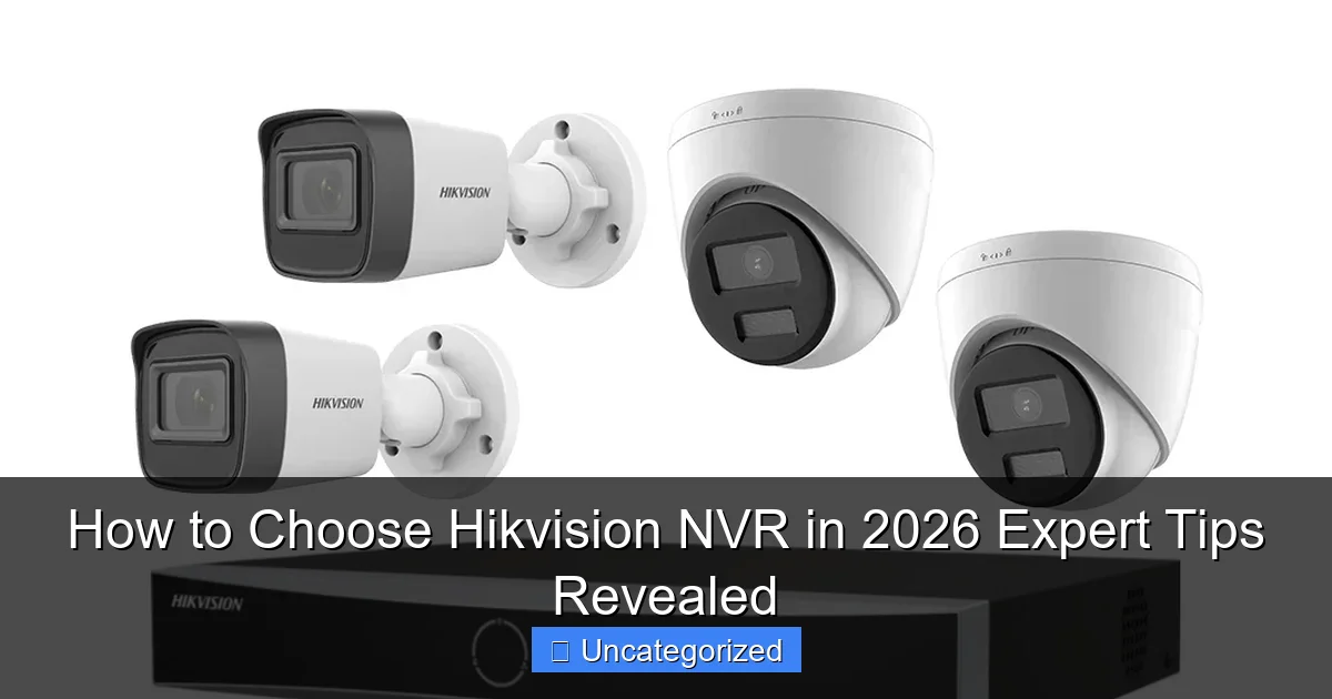 How to Choose Hikvision NVR in 2026 Expert Tips Revealed