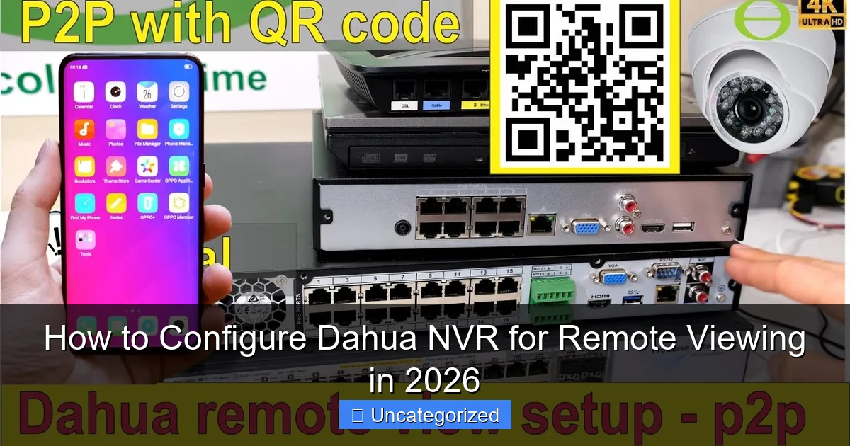 How to Configure Dahua NVR for Remote Viewing in 2026