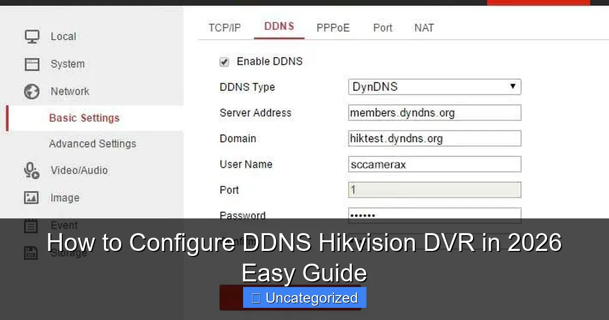 How to Configure DDNS Hikvision DVR in 2026 Easy Guide