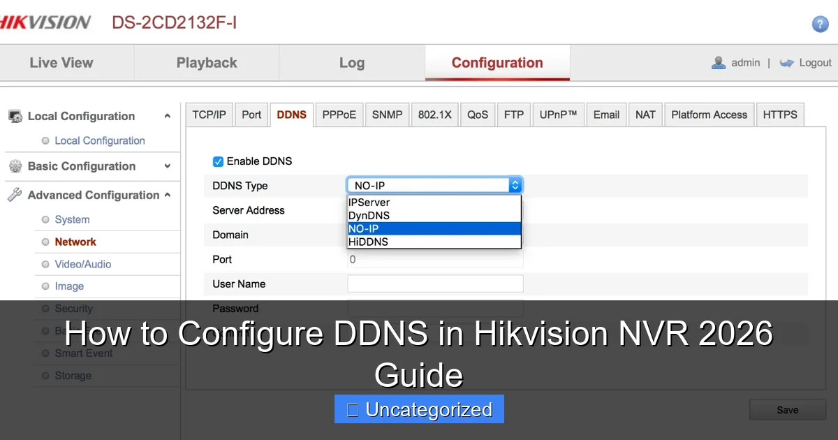 How to Configure DDNS in Hikvision NVR 2026 Guide