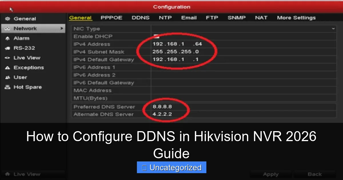 How to Configure DDNS in Hikvision NVR 2026 Guide