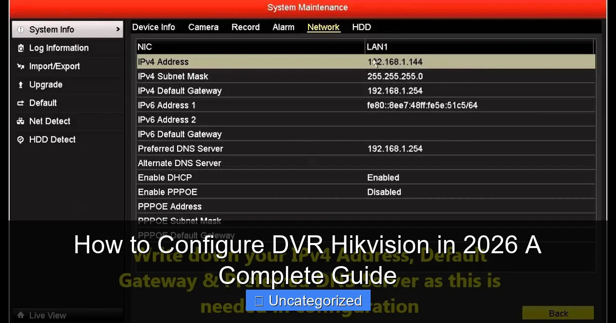 How to Configure DVR Hikvision in 2026 A Complete Guide