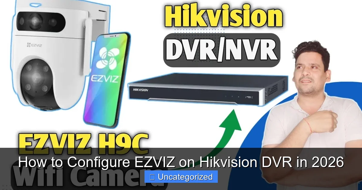 How to Configure EZVIZ on Hikvision DVR in 2026