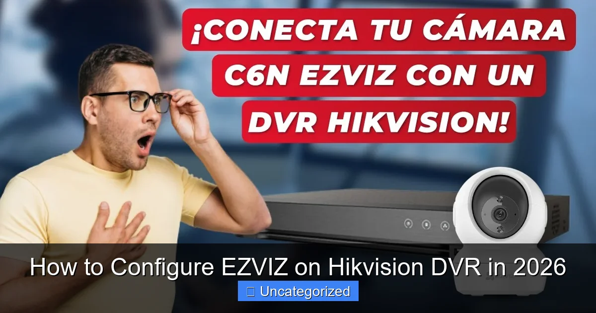 How to Configure EZVIZ on Hikvision DVR in 2026
