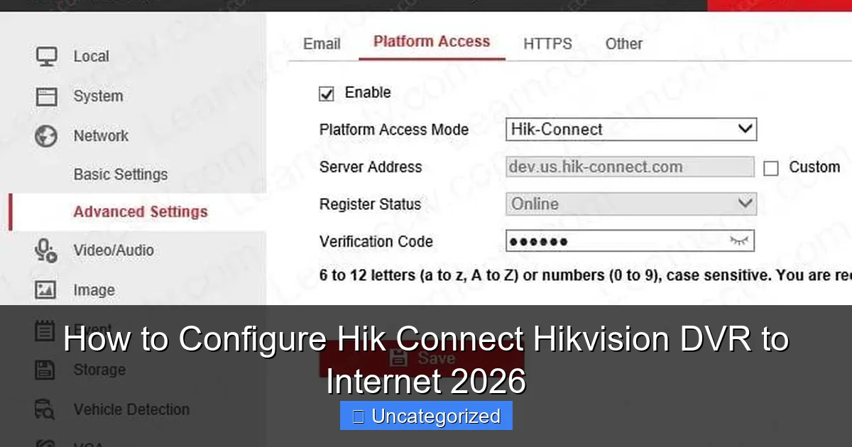 How to Configure Hik Connect Hikvision DVR to Internet 2026