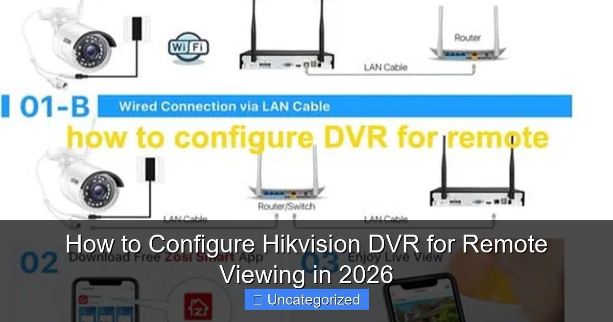 How to Configure Hikvision DVR for Remote Viewing in 2026