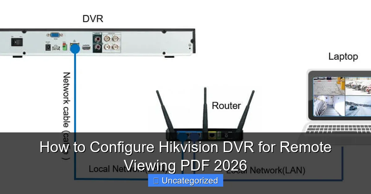 How to Configure Hikvision DVR for Remote Viewing PDF 2026
